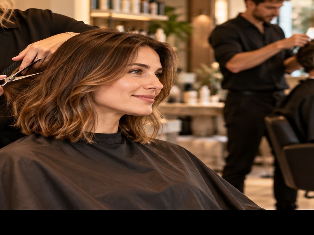 Fiktive Coloration im Friseursalon